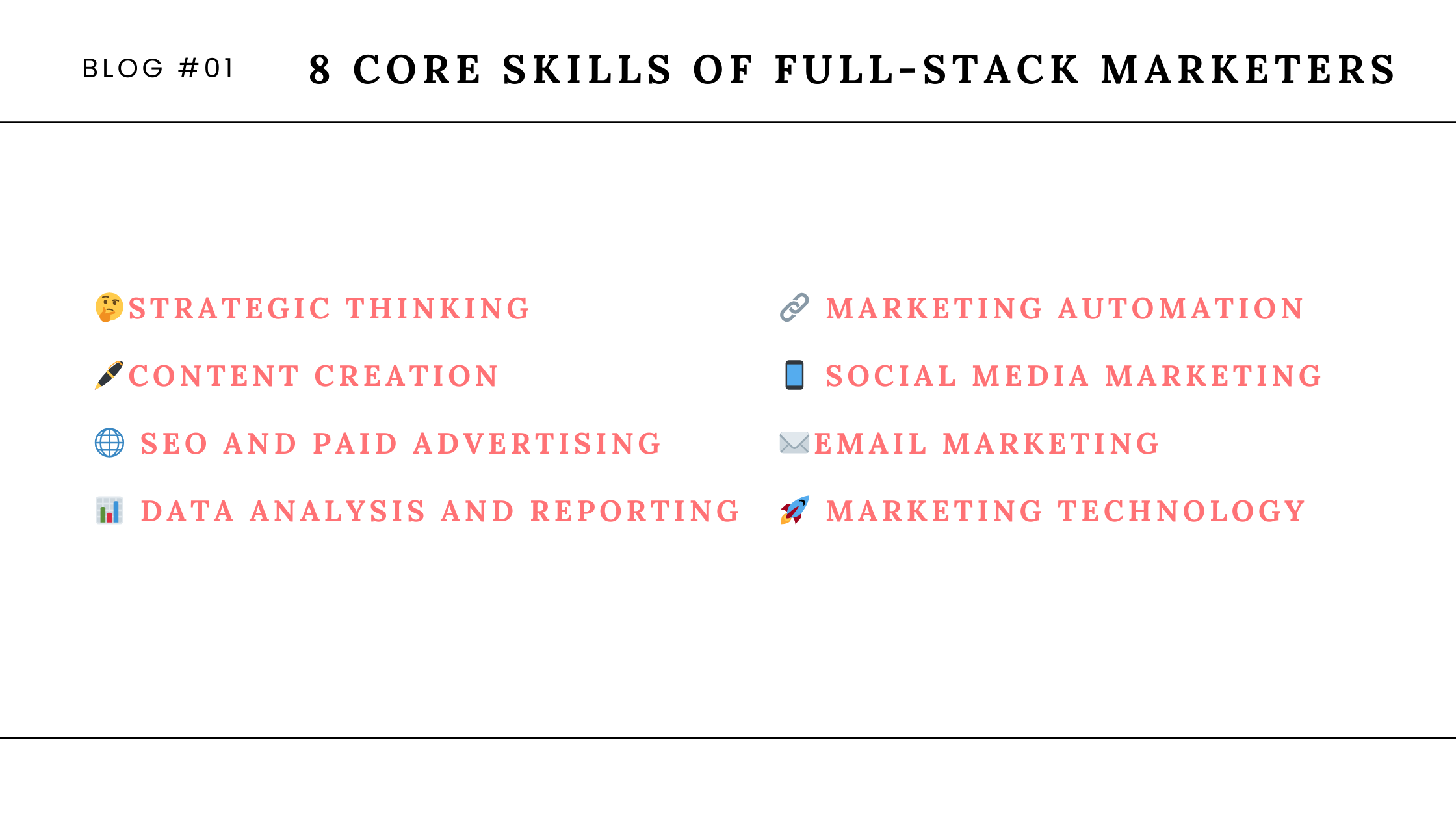8 core skills of full-stack marketers
